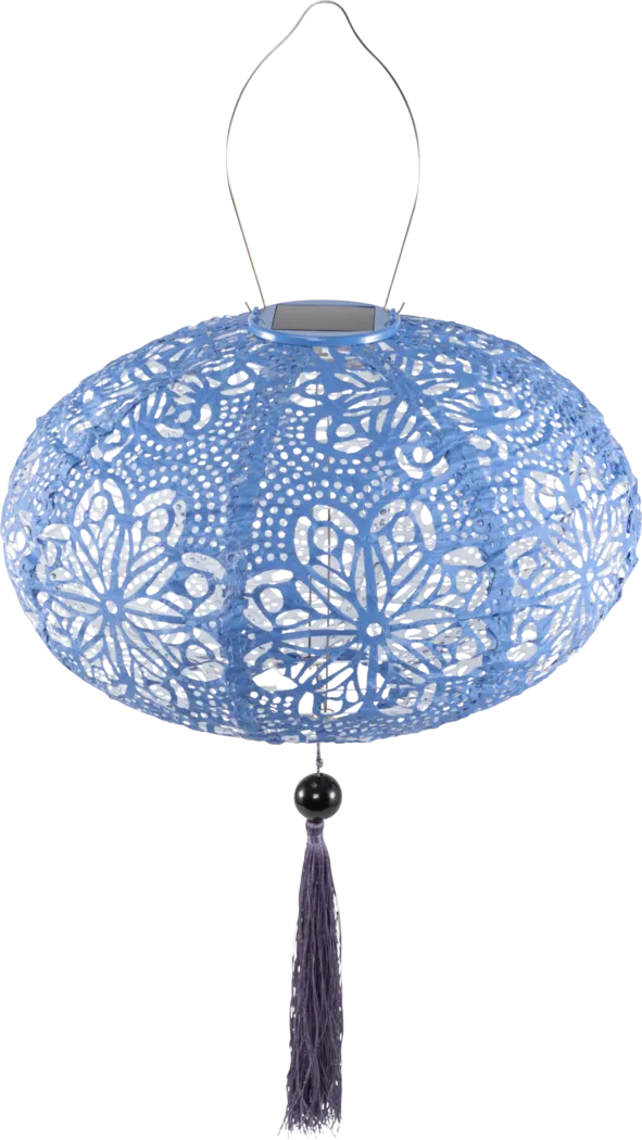 Nyx Blue Outdoor Solar Lantern - Thumbnail - Image 7