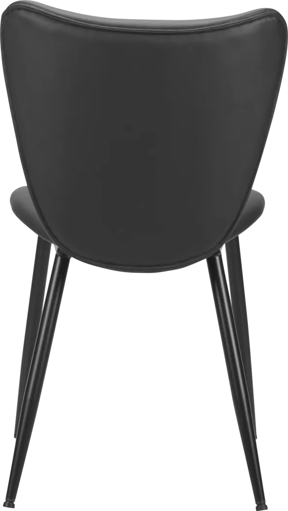 Nyxhu Black Dining Chair, Set of 2 - Thumbnail - Image 7