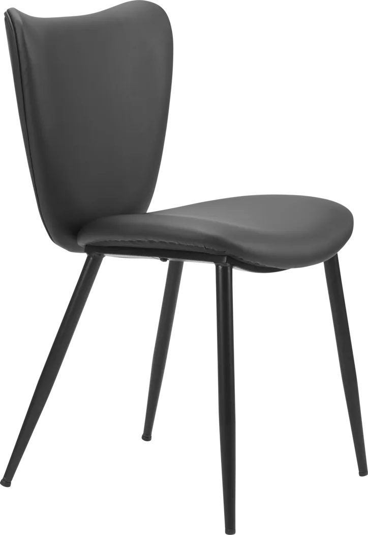 Nyxhu Black Dining Chair, Set of 2 - Thumbnail - Image 9