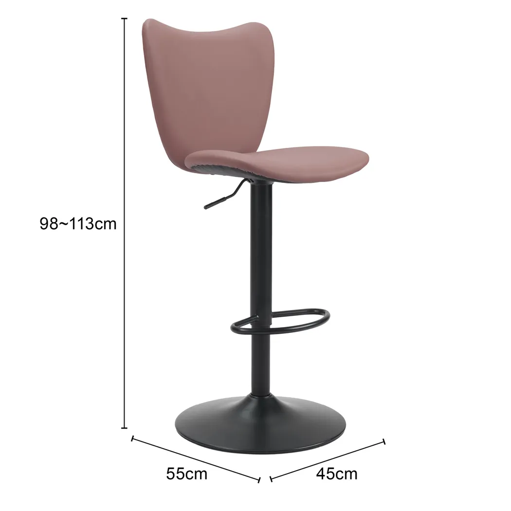 Nyxhu Brown Barstool, Set of 2 - Thumbnail - Image 3
