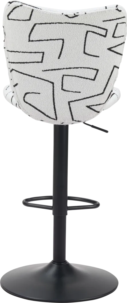 Nyxhu White Barstool, Set of 2 - Thumbnail - Image 7