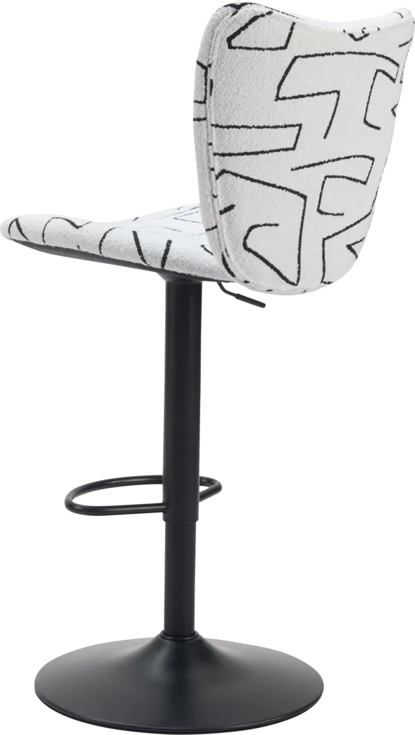 Nyxhu White Barstool, Set of 2 - Thumbnail - Image 8