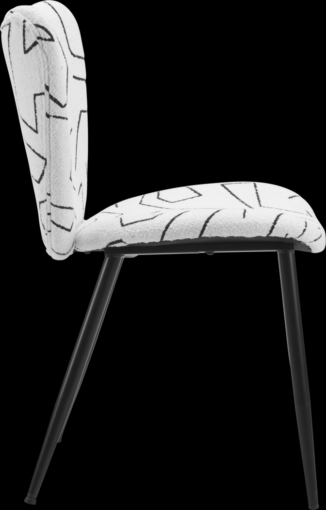 Nyxhu White Dining Chair, Set of 2 - Thumbnail - Image 5
