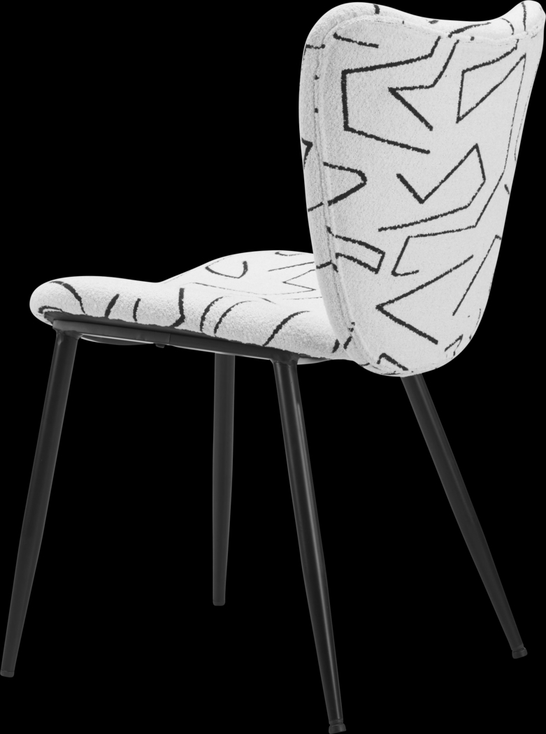 Nyxhu White Dining Chair, Set of 2 - Thumbnail - Image 8