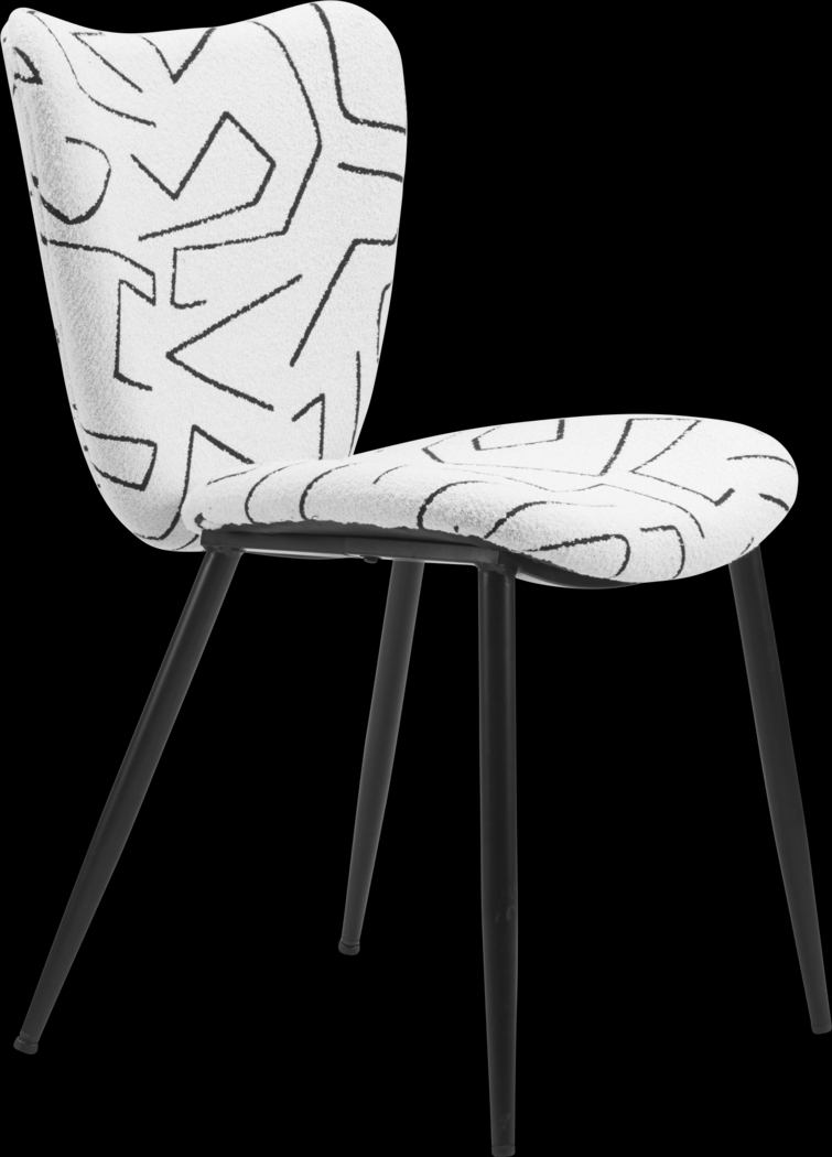 Nyxhu White Dining Chair, Set of 2 - Thumbnail - Image 9