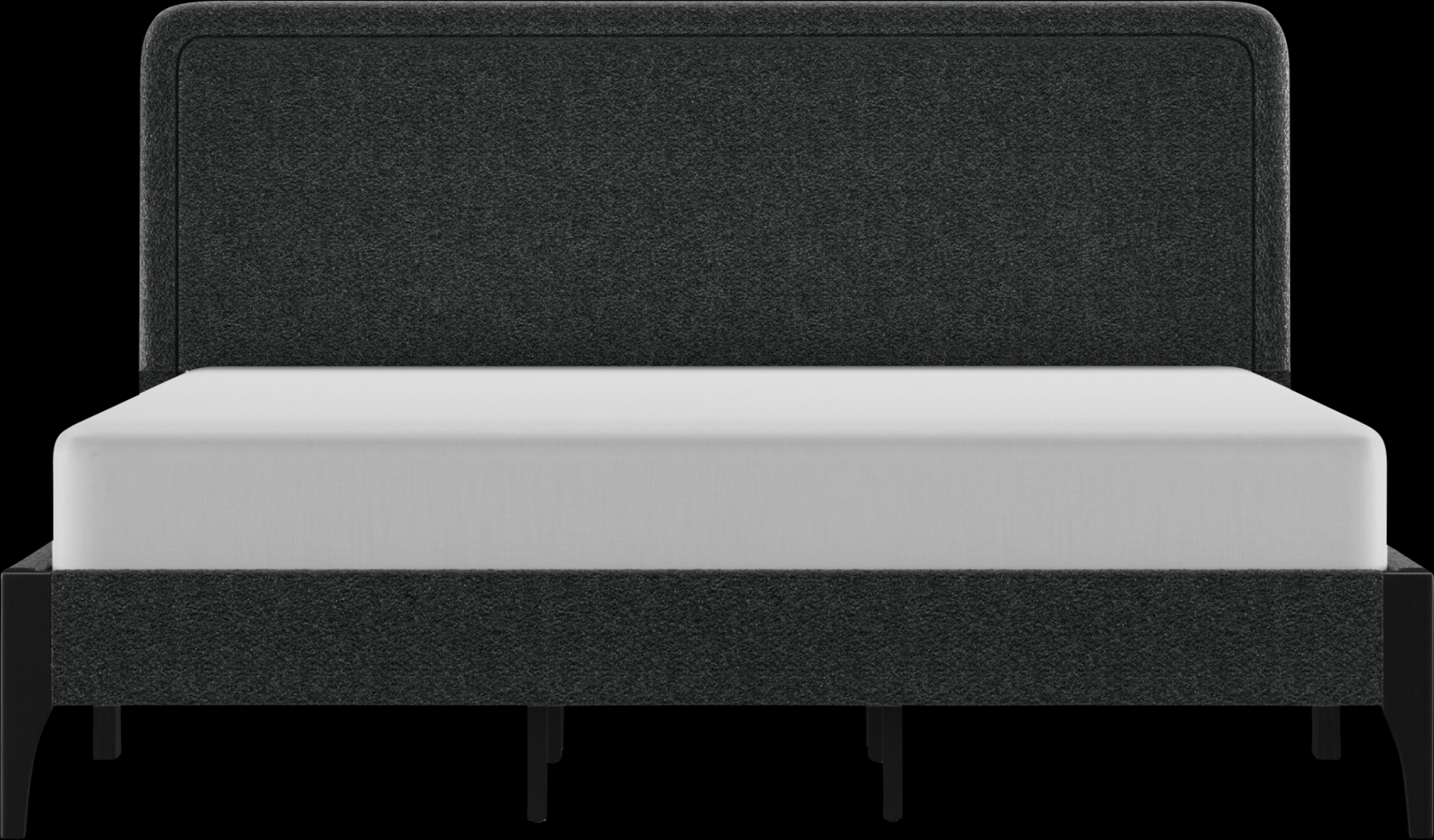 Nzadi Dark Gray King Bed - Thumbnail - Image 2