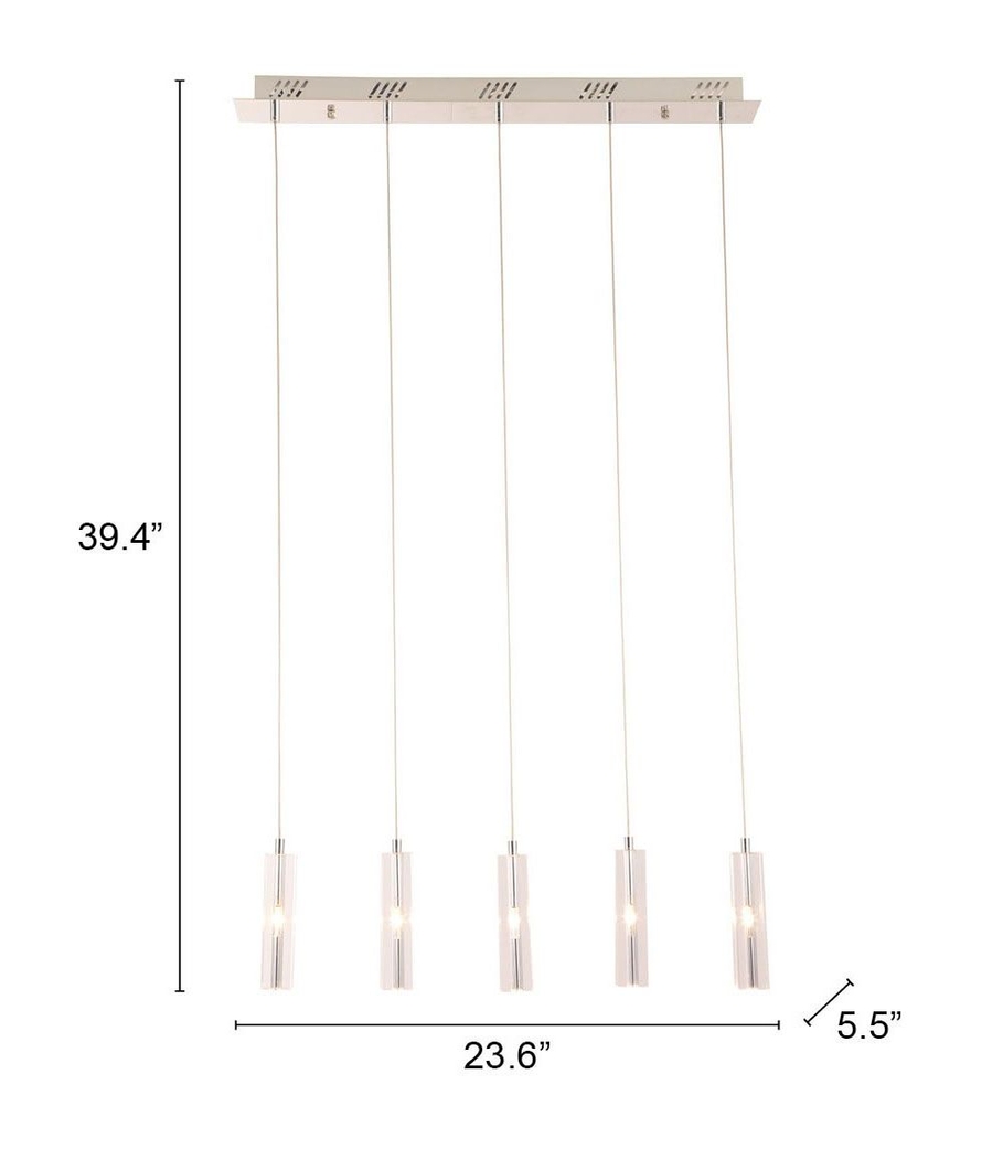 Oak Leaf Court Clear Pendant - Thumbnail - Image 5