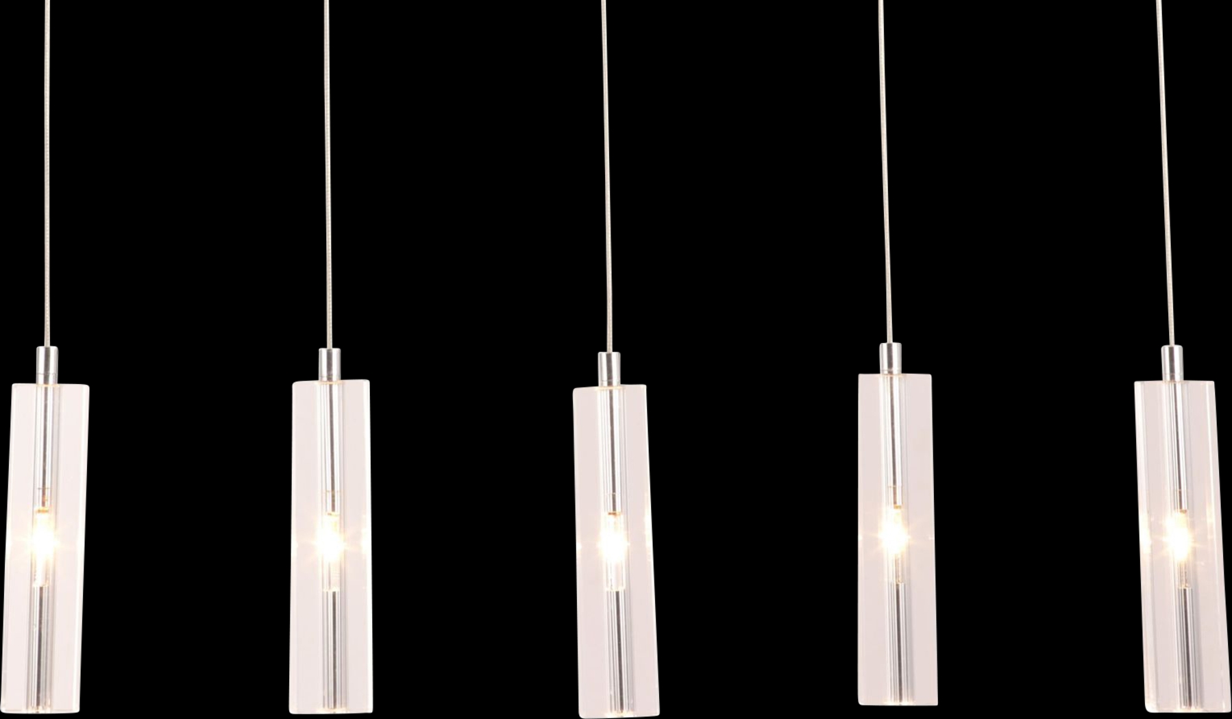 Oak Leaf Court Clear Pendant - Thumbnail - Image 1