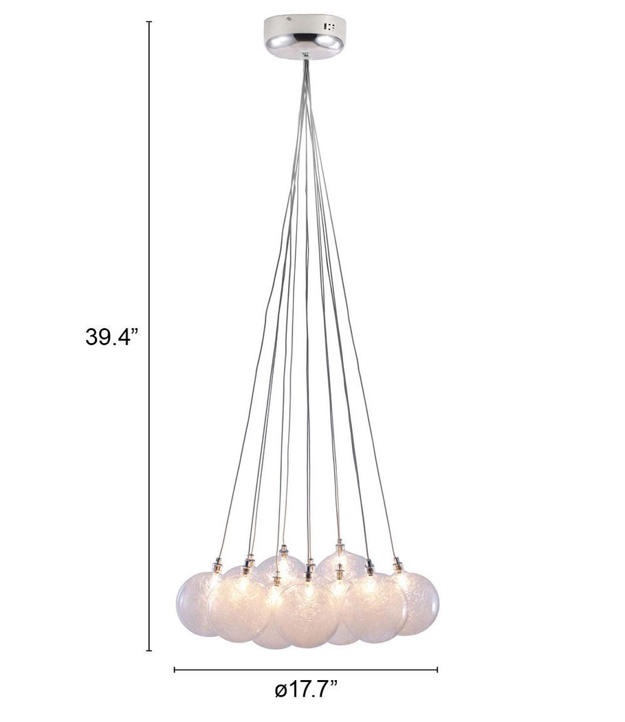 Oak Rim Lane Clear Chandelier - Thumbnail - Image 4