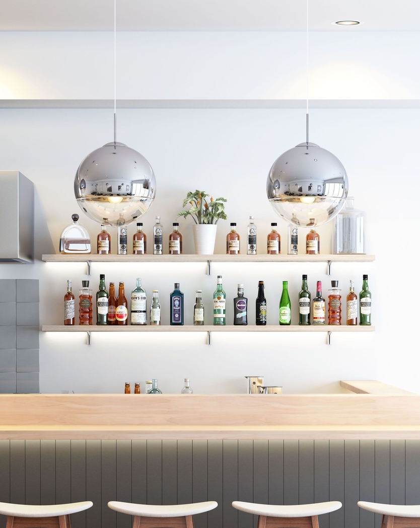 Oak Wood Drive Chrome Pendant - Thumbnail - Image 3