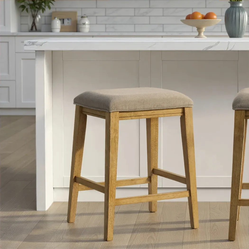 Oakcona Brown Counter Height Stool - Thumbnail - Image 2