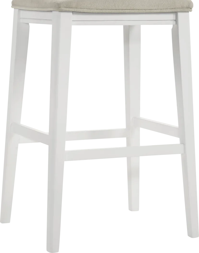 Oakcona White Barstool - Thumbnail - Image 3