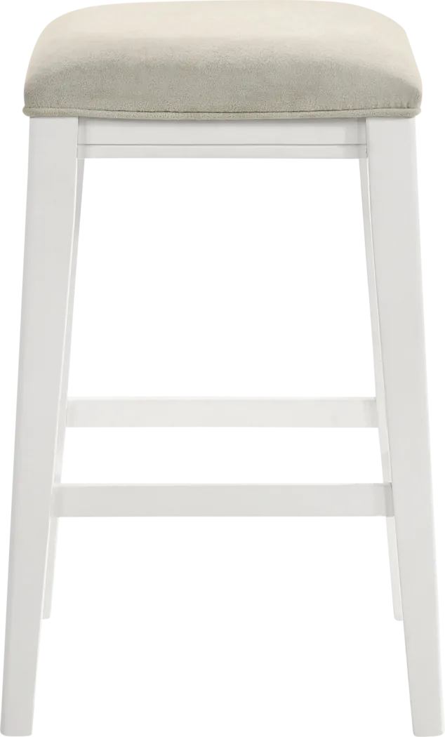 Oakcona White Counter Height Stool - Thumbnail - Image 5