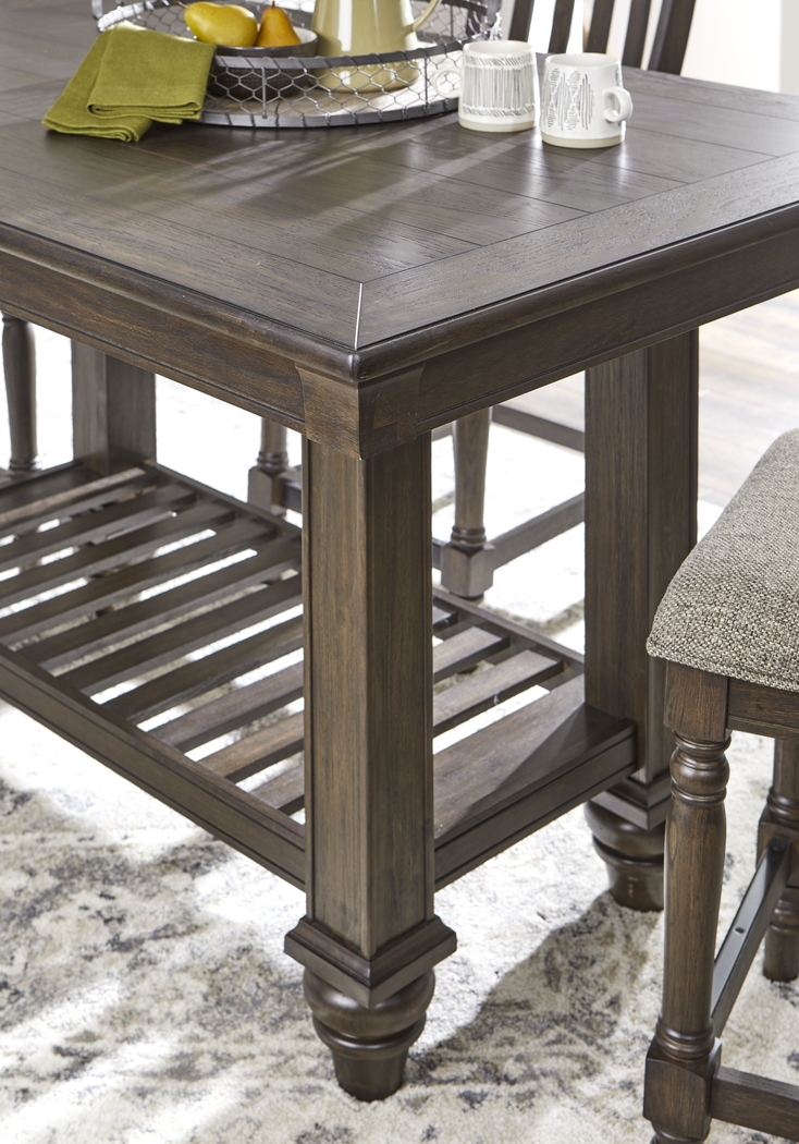 Oakdale Brown 5 Pc Counter Height Dining Room - Thumbnail - Image 3