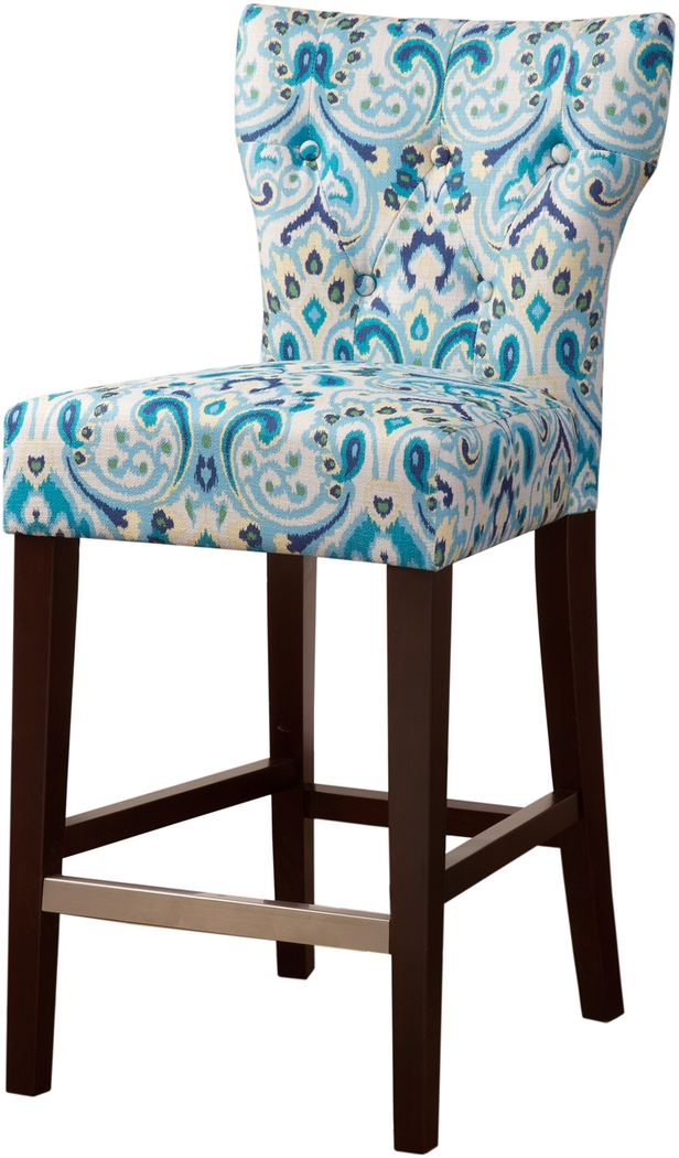 Oakendell Blue Counter Height Stool - Thumbnail - Image 2