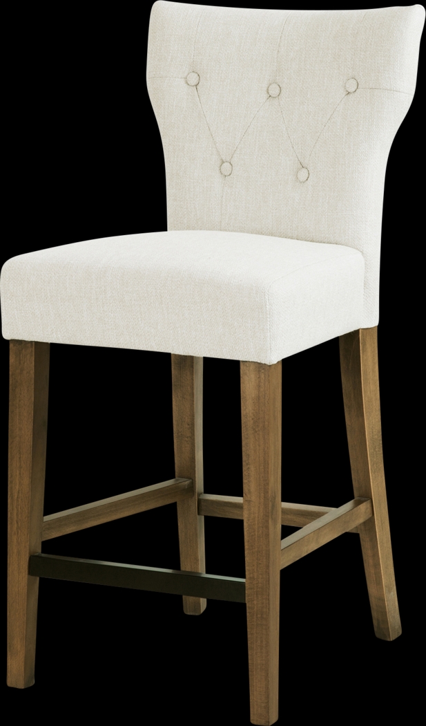 Oakendell Cream Counter Height Stool - Thumbnail - Image 1