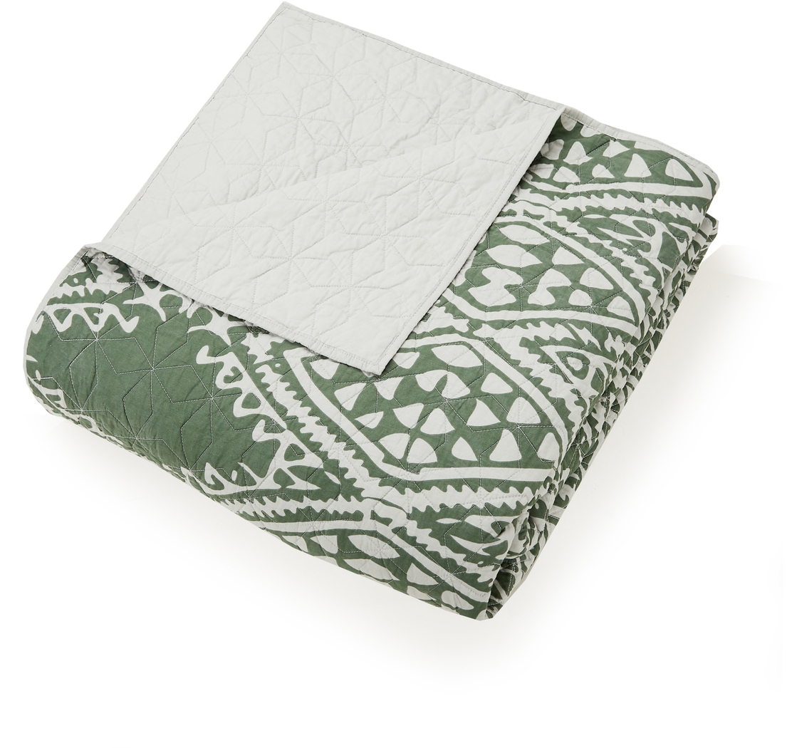 Jungalow by Justina II Green Full/Queen 3 Pc Quilt Set - Thumbnail - Image 5