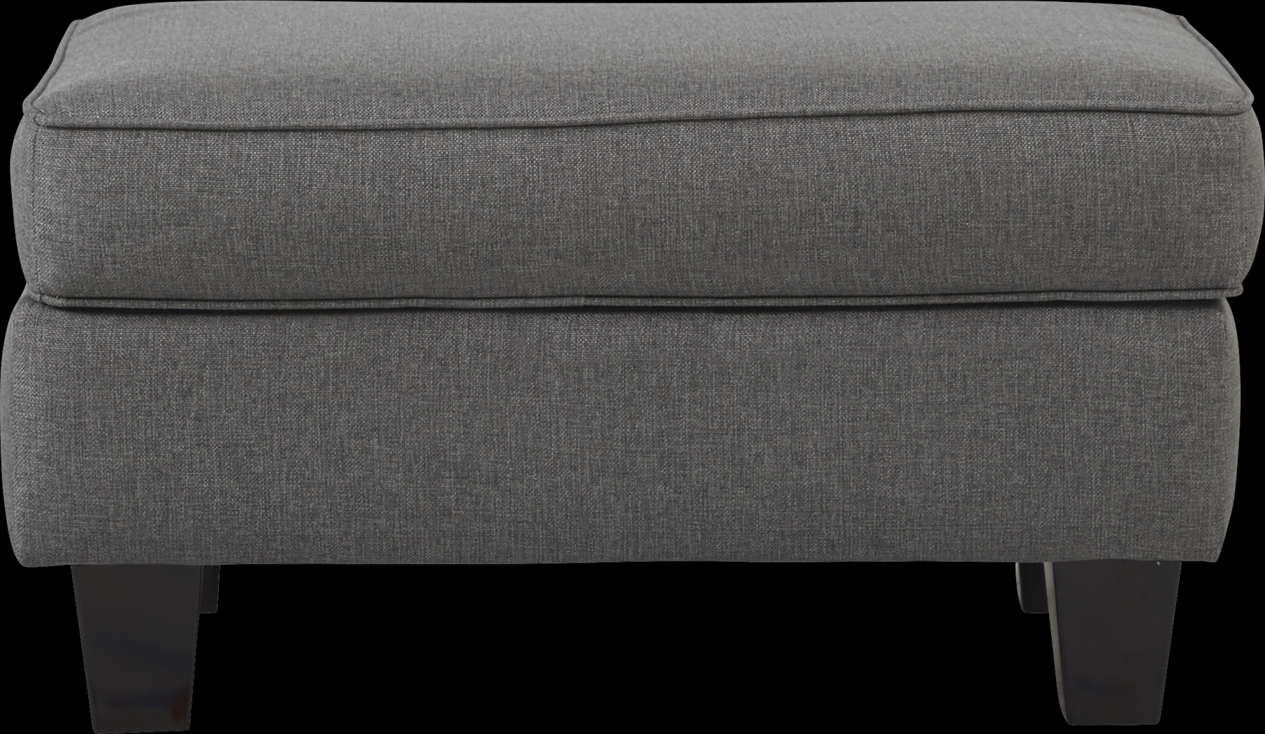 Oakhurst Gray Ottoman - Thumbnail - Image 2