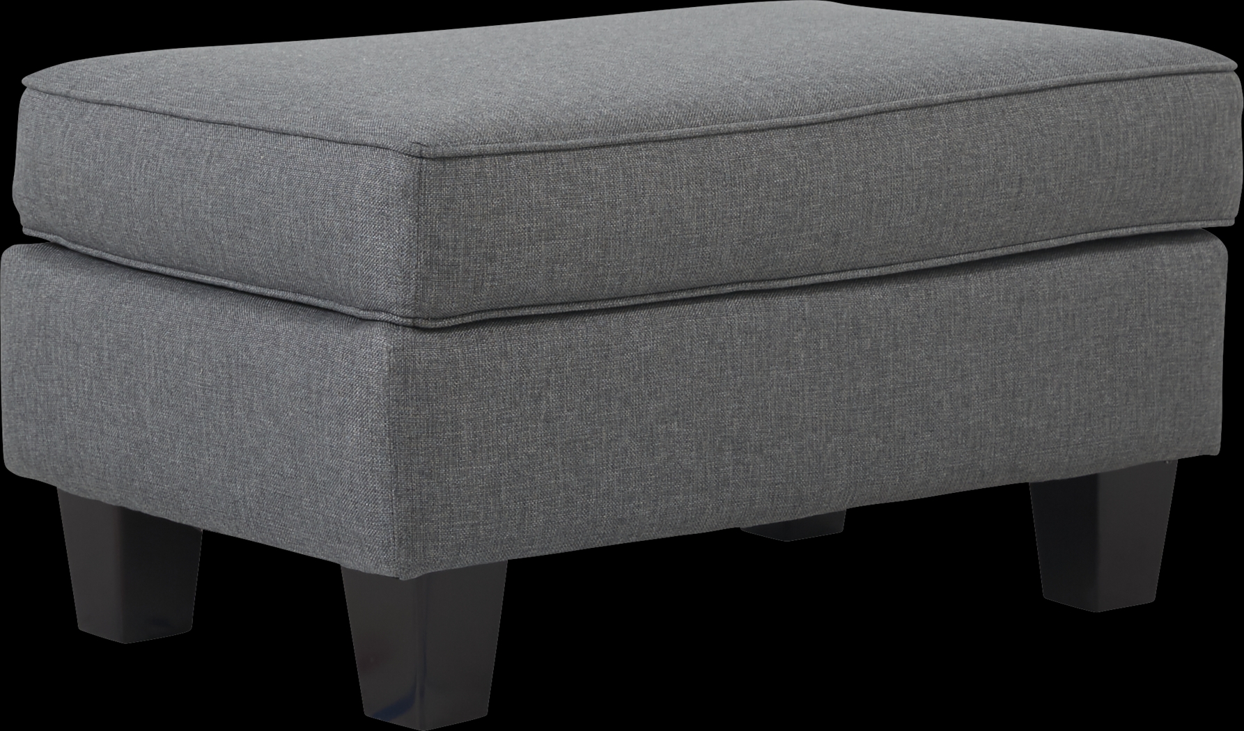Oakhurst Gray Ottoman - Thumbnail - Image 1
