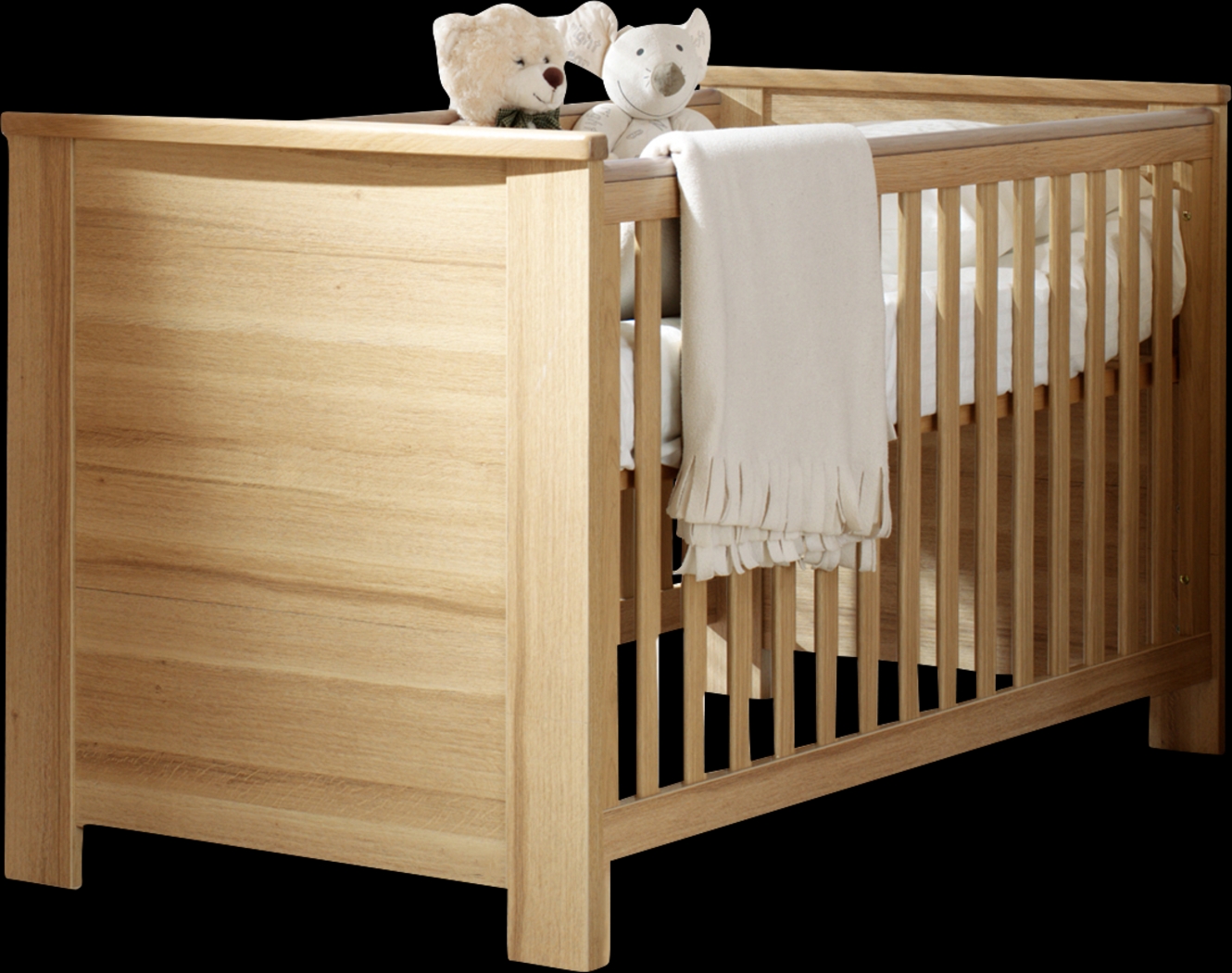 Oakland Valley Brown Convertible Crib - Thumbnail - Image 1