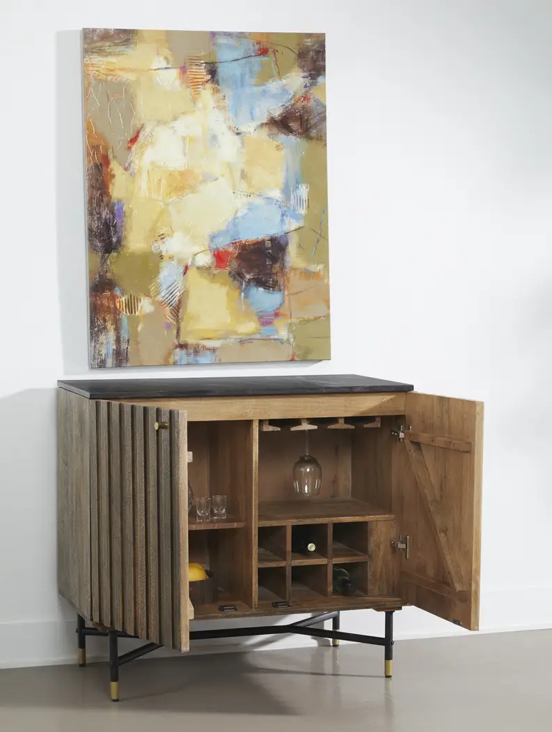 Oaklett Brown Accent Cabinet - Thumbnail - Image 3