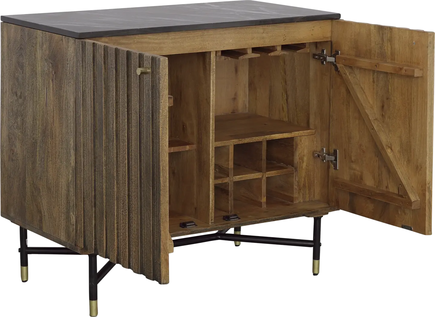 Oaklett Brown Accent Cabinet - Thumbnail - Image 5