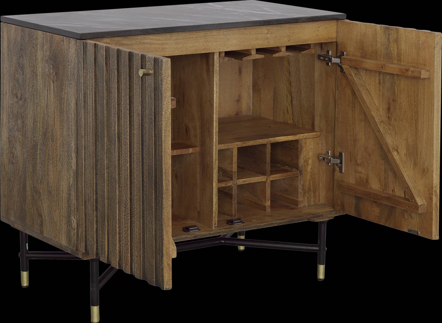 Oaklett Brown Accent Cabinet - Thumbnail - Image 5