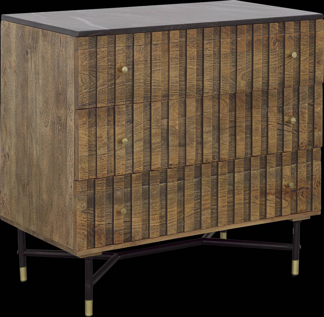 Oaklett Brown Accent Chest - Thumbnail - Image 1