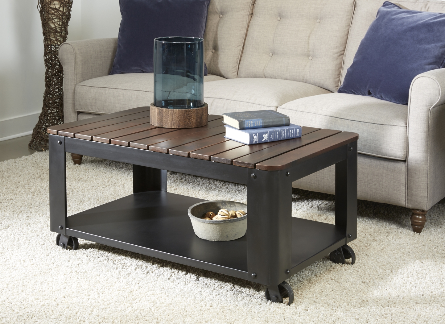 Oakline Walnut Cocktail Table - Thumbnail - Image 3