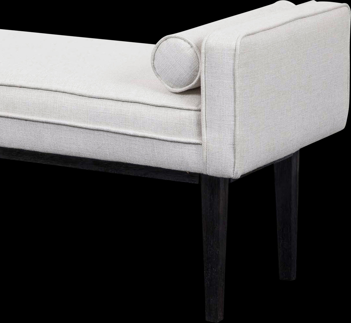 Oakmere White Bed Bench - Thumbnail - Image 4