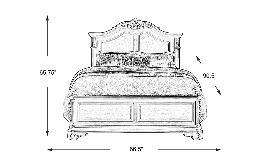 Dimension Image. Please refer to the Dimension Tab on this page for dimension details.