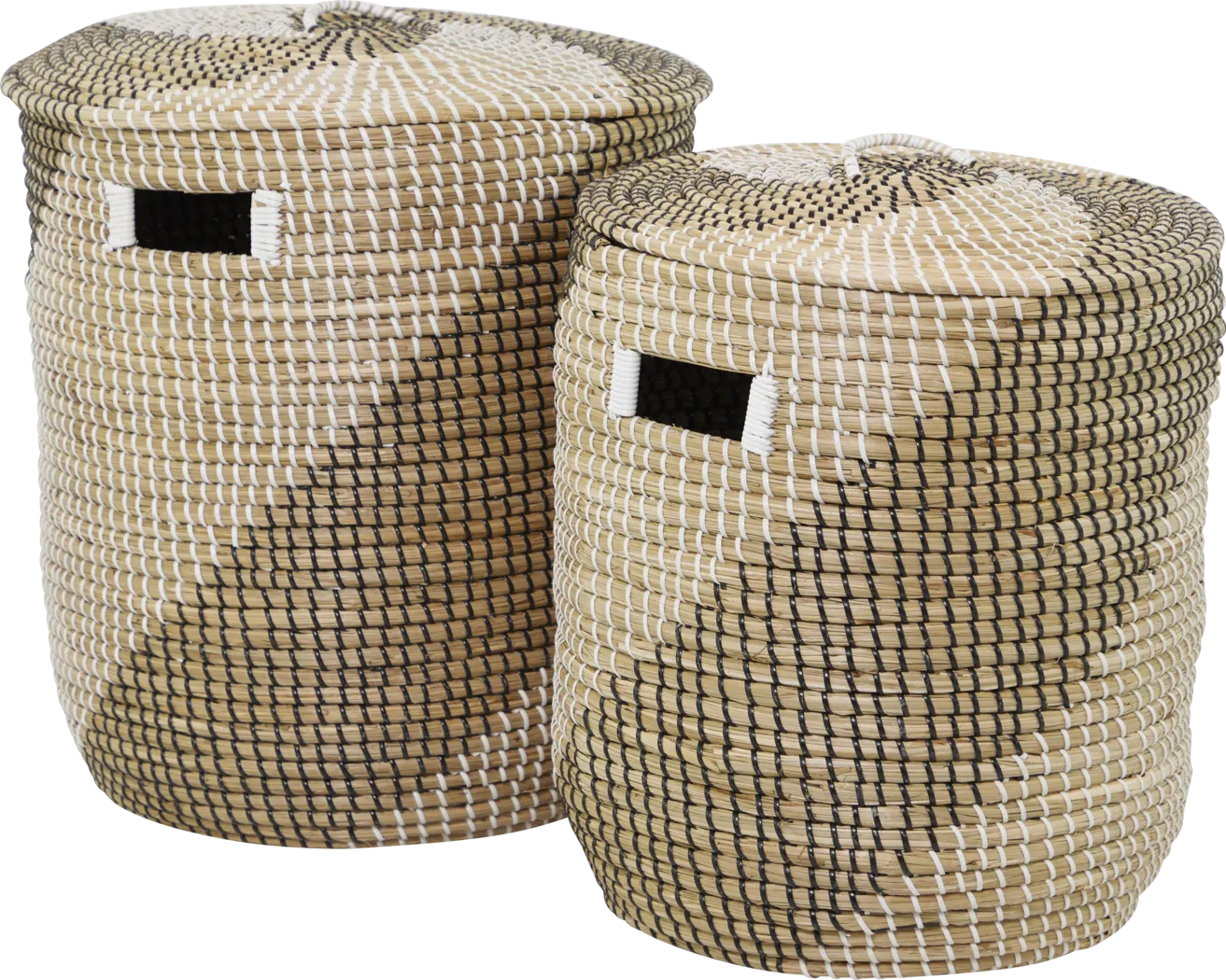 Oakom Brown Basket, Set of 2 - Thumbnail - Image 4