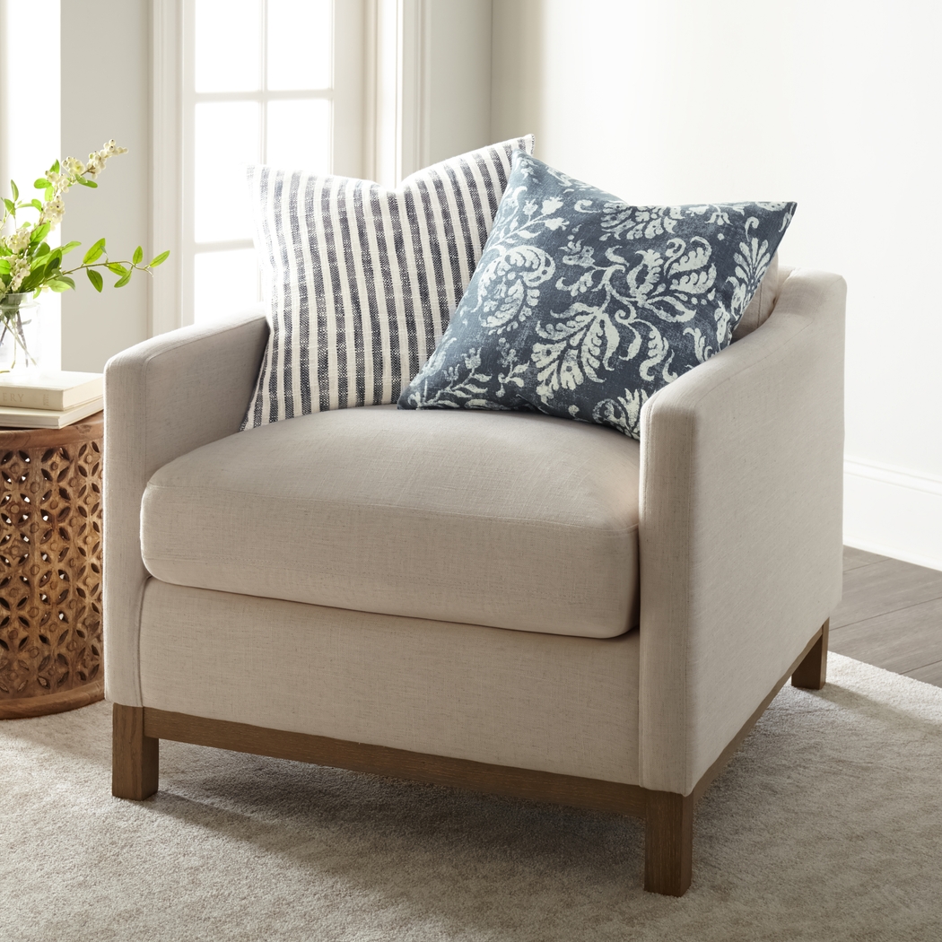 Oakoms Navy Accent Pillow Set of 2 - Thumbnail - Image 3