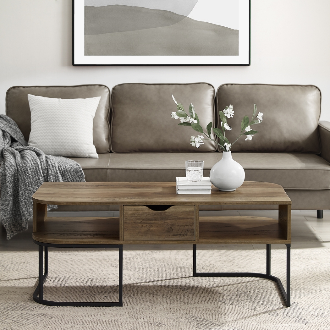 Oakpath Barnwood Cocktail Table - Thumbnail - Image 2