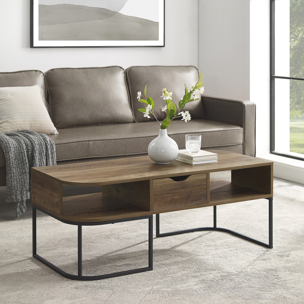 Oakpath Barnwood Cocktail Table - Thumbnail - Image 3