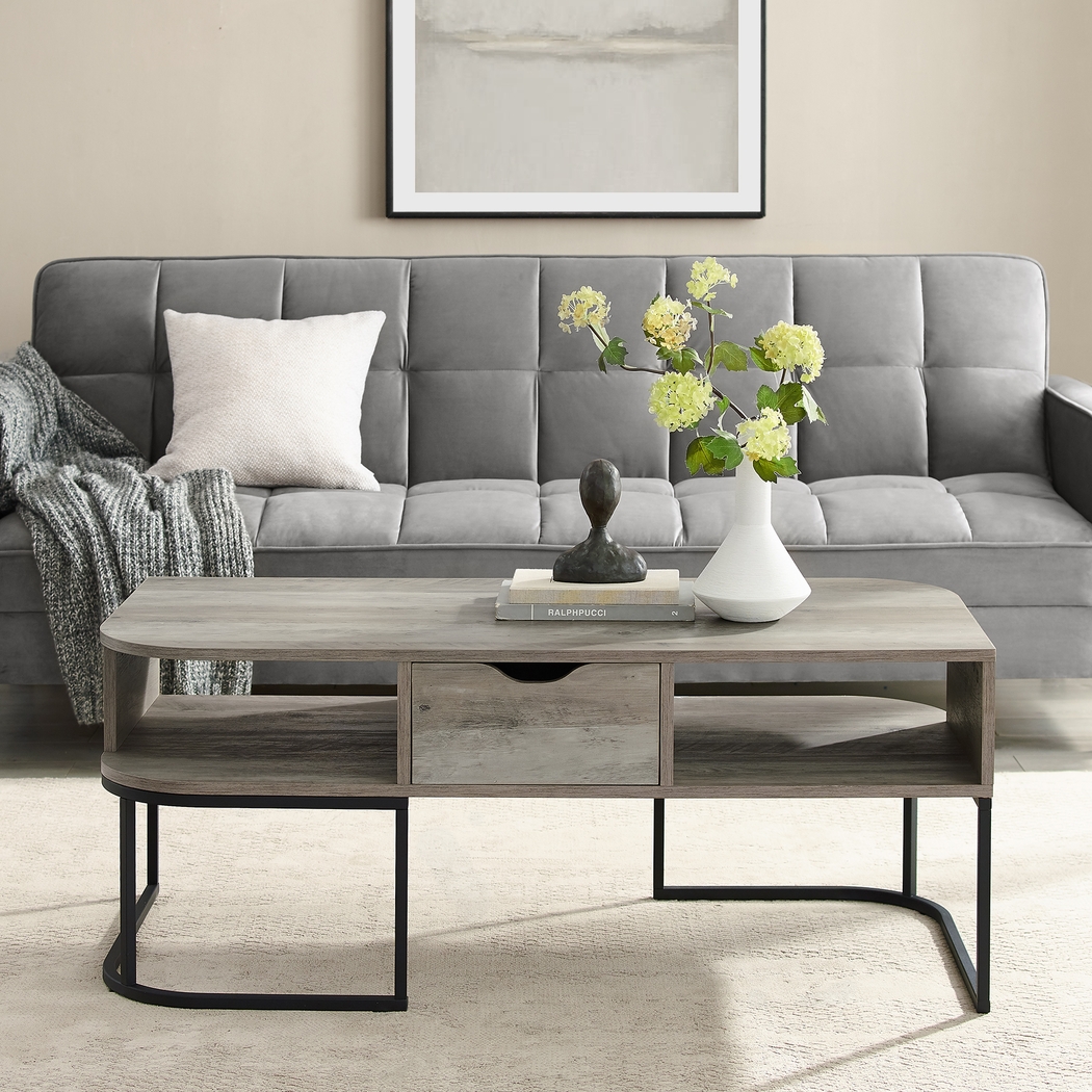 Oakpath Gray Cocktail Table - Thumbnail - Image 2