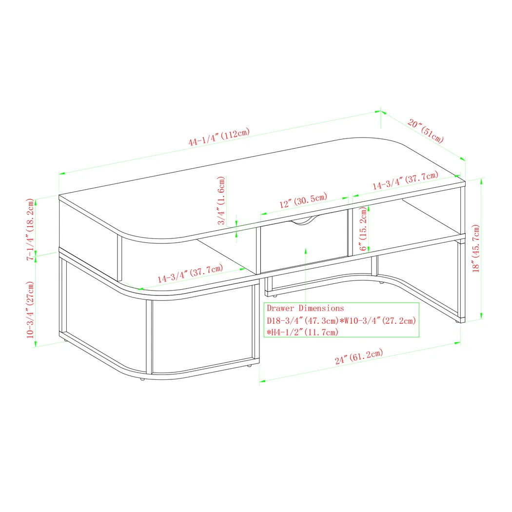Oakpath Walnut Cocktail Table - Image 6