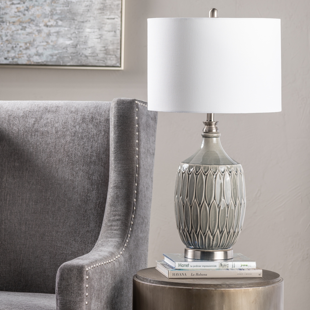 Oakridge Bay Gray Lamp - Thumbnail - Image 2