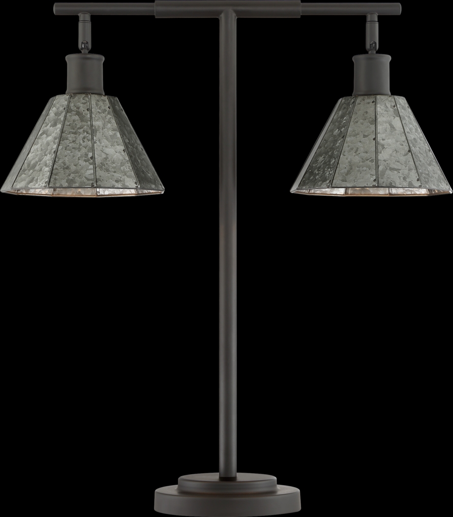 Oakridge Court Gray Lamp - Thumbnail - Image 1
