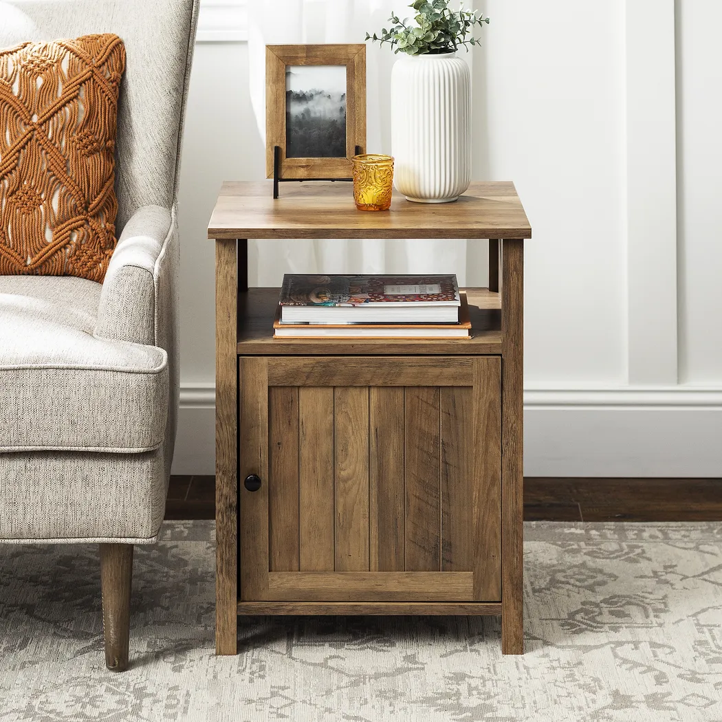 Oaks Circle Brown End Table - Thumbnail - Image 5