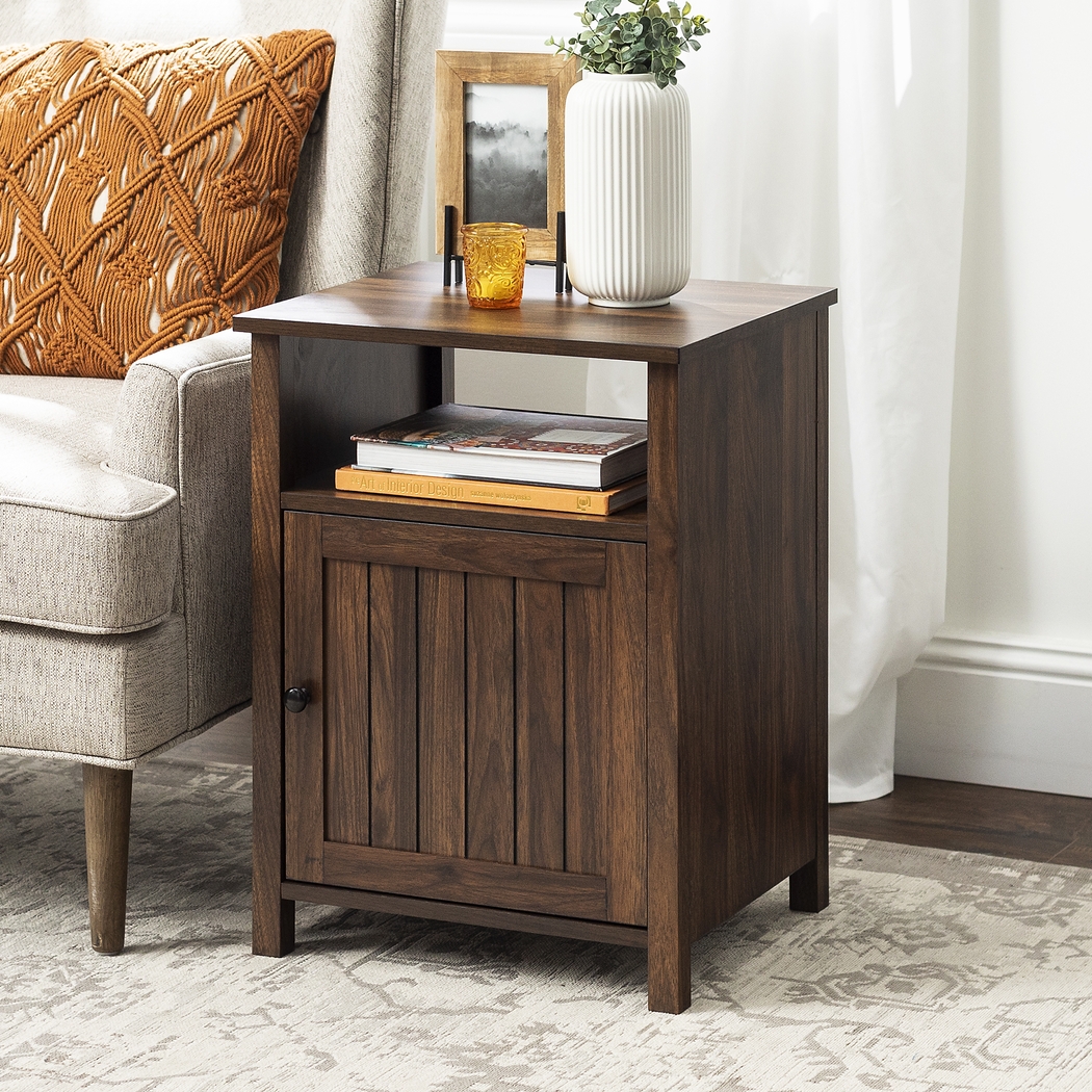 Oaks Circle Dark Brown End Table - Thumbnail - Image 5