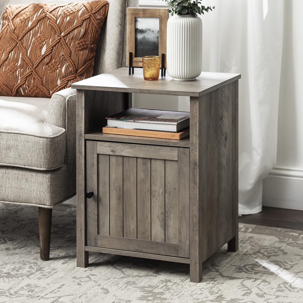 Oaks Circle Gray End Table - Thumbnail - Image 5