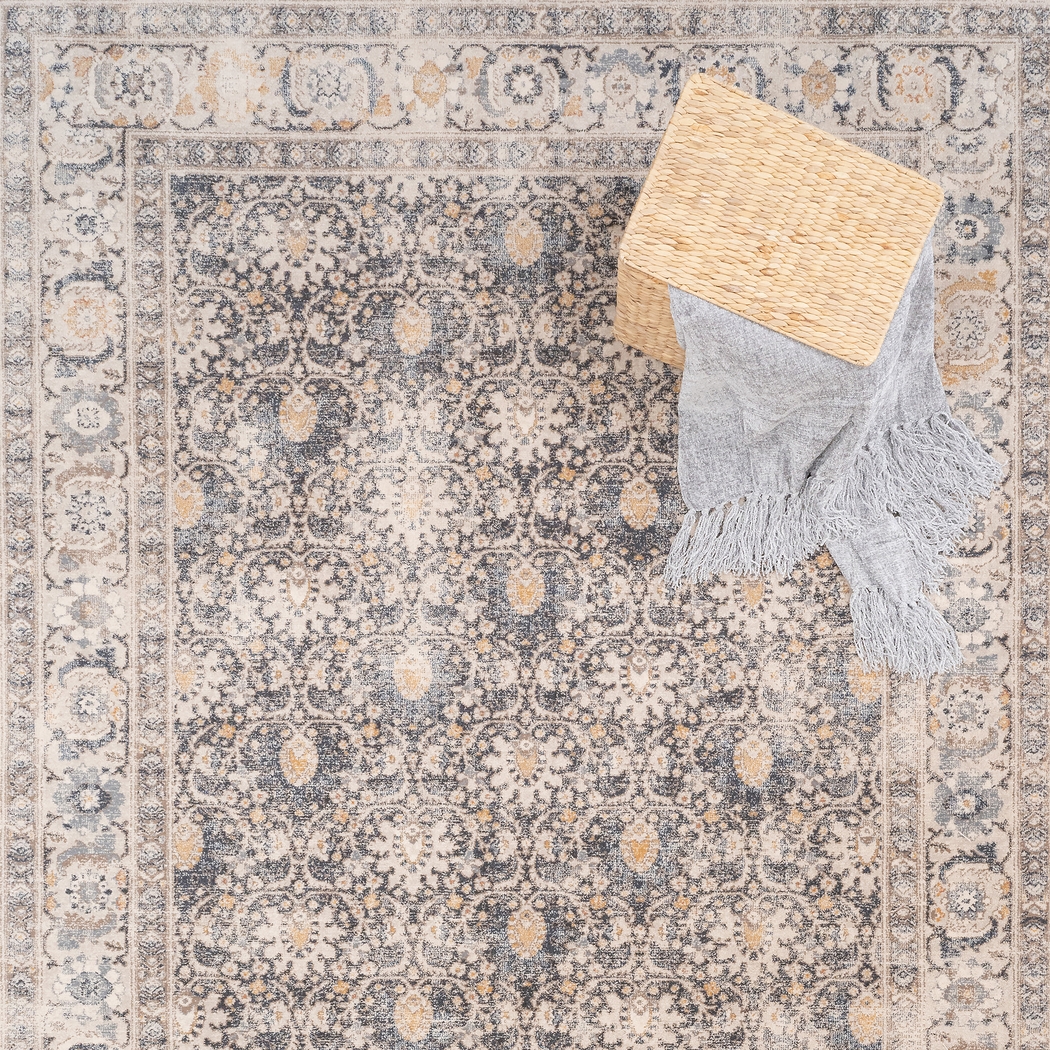 Oakstino Blue 9'10 x 11' Rug - Thumbnail - Image 2