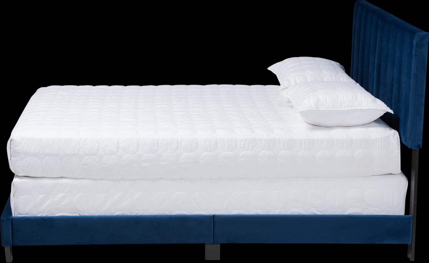 Oaksys Navy Queen Bed - Thumbnail - Image 3