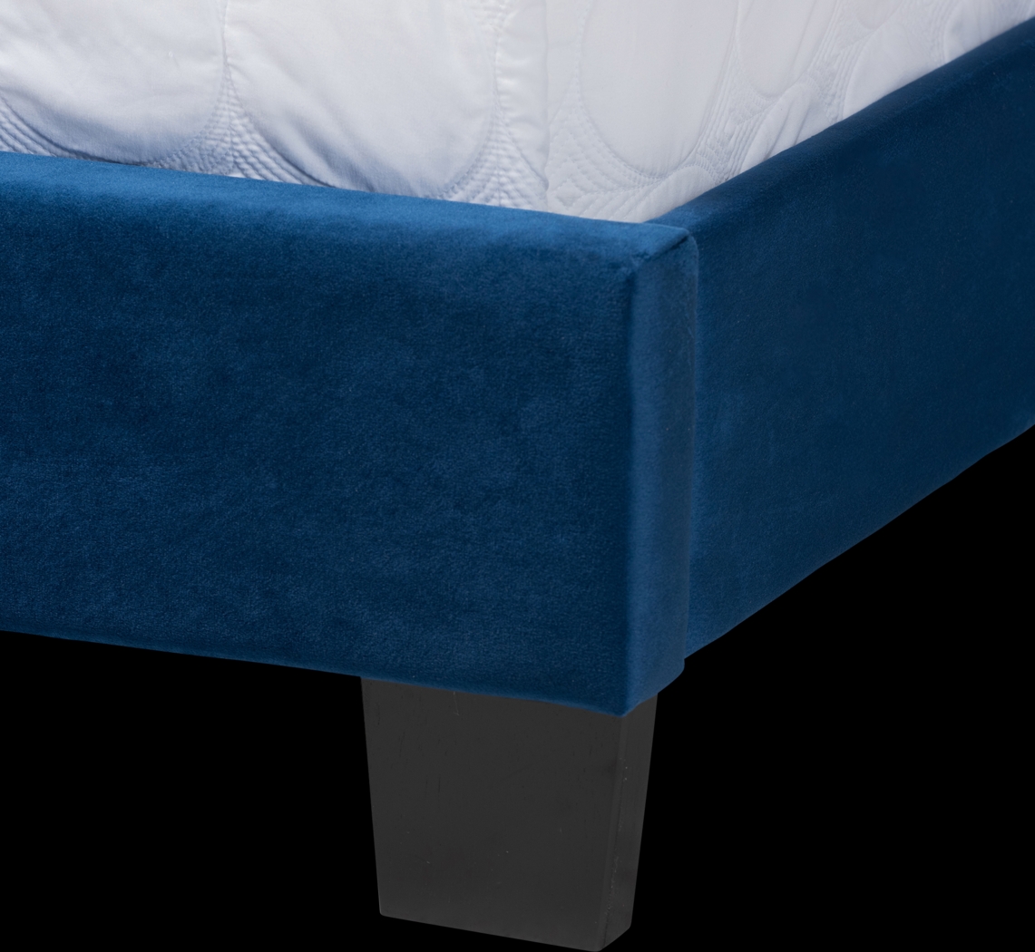 Oaksys Navy Queen Bed - Thumbnail - Image 4