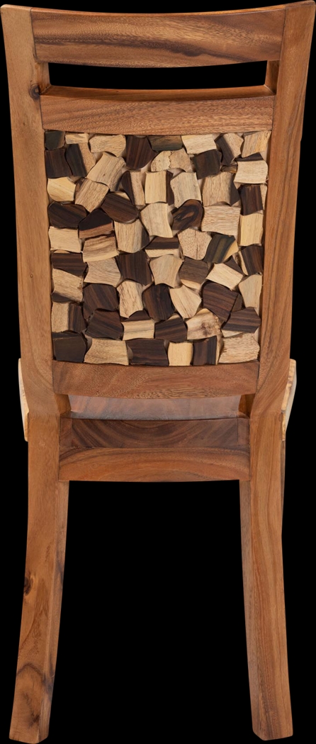 Oaktube Brown Dining Chair - Thumbnail - Image 4