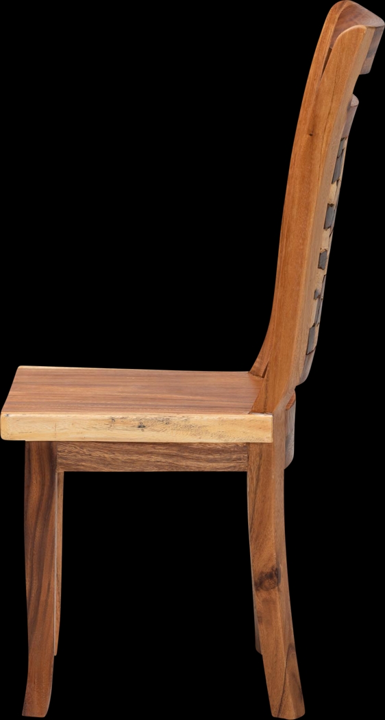 Oaktube Brown Dining Chair - Thumbnail - Image 5