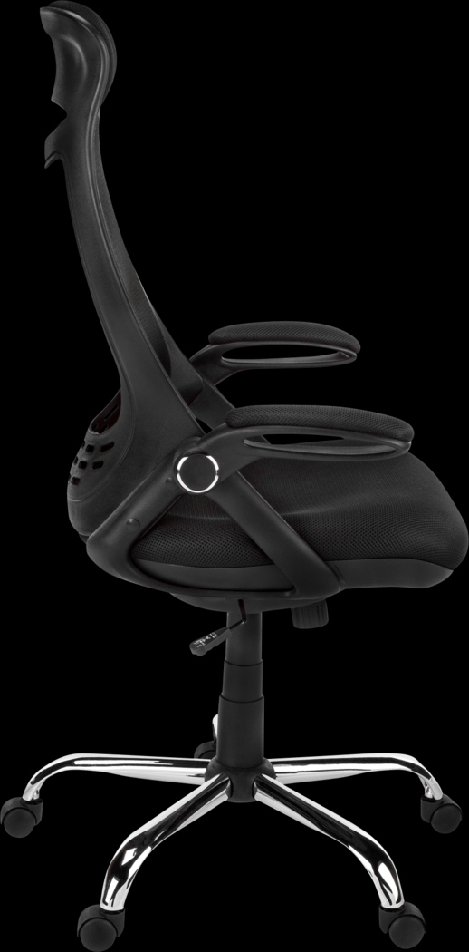 Oakvale Black Chrome Desk Chair - Thumbnail - Image 5