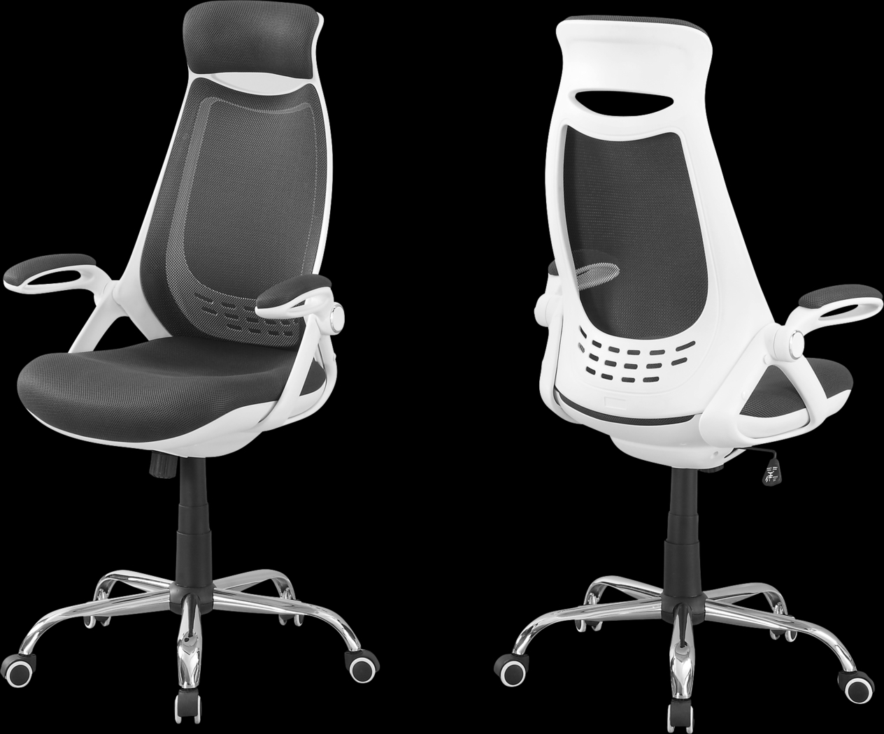 Oakvale White Desk Chair - Thumbnail - Image 1
