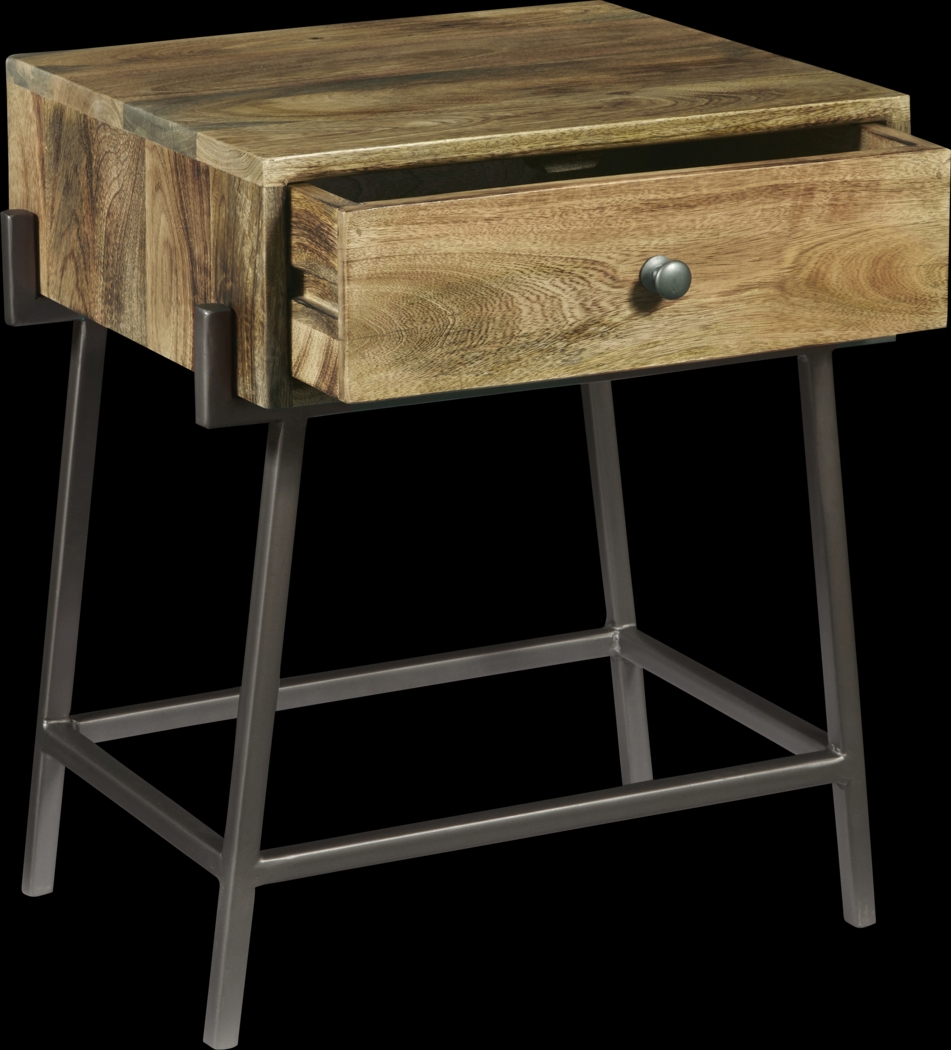 Oakwilde Brown Side Table - Thumbnail - Image 2